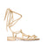 CASTILLE GLADIATOR SANDAL -- GOLD METALLIC