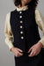 JACOB VEST | BLACK MELTON WOOL