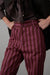 HANSON PANT | MAUVE COTTON STRIPE