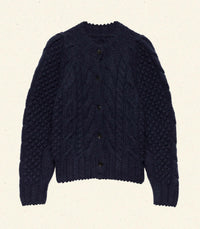 CHANNEL CARDIGAN -- NAVY