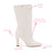 Cindy Boot In Ivory Leather