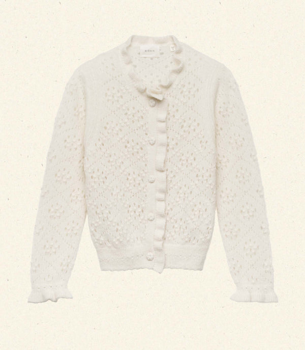 CLAUDIE CARDIGAN -- IVORY