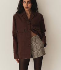 CLIFTON JACKET -- RUST UMBER