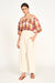 Capri Top in Sunset Plaid