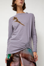 Collina Strada Tosh Long Sleeve Tee in Mauve