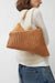 Eva Blut Knit Twisterette Bag in Natural Brown