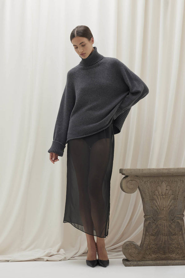 GIA CASHMERE TURTLENECK SWEATER