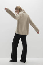 JANINE TURTLENECK CASHMERE SWEATER