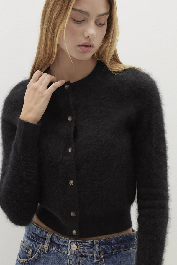 PALOMA BRUSHED CASHMERE CARDIGAN