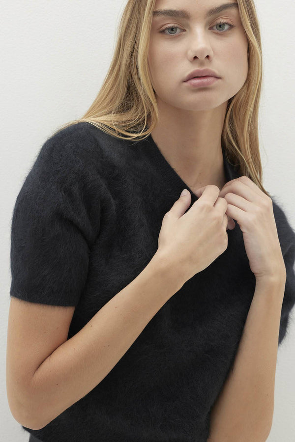 SHEENA BRUSHED CASHMERE SWEATER