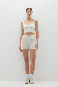 LEXIE CROPPED CASHMERE TANK