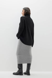 KORA CASHMERE MOCK NECK SWEATER