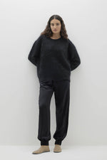 AGNES BRUSHED CASHMERE CREWNECK SWEATER