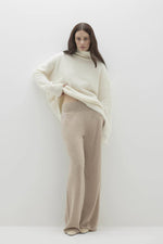 ETHEL BRUSHED CASHMERE TURTLENECK SWEATER