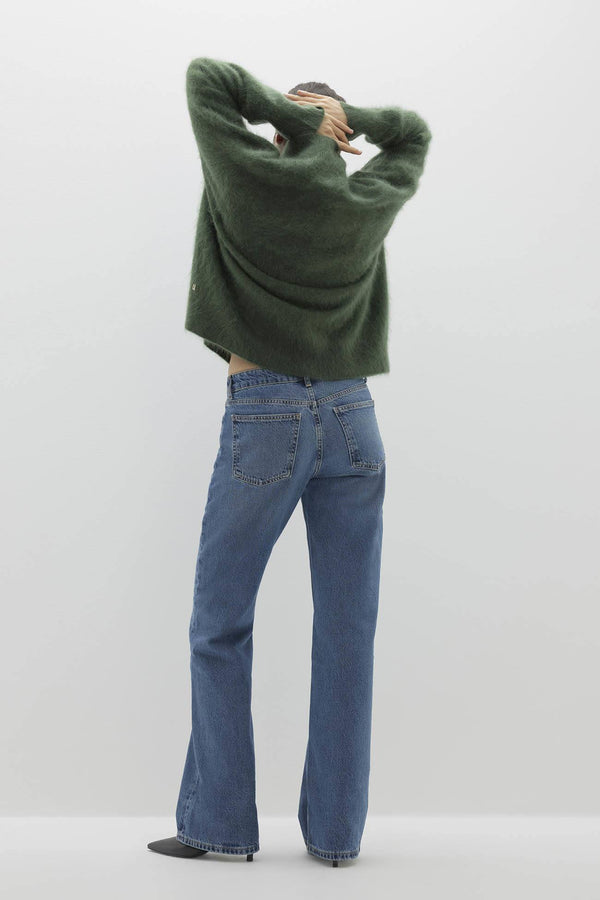 ETHEL BRUSHED CASHMERE TURTLENECK SWEATER