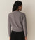 FAIRCHILD CASHMERE CARDIGAN -- PEBBLE GREY