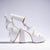 Bee Sandal In White Patent Leather