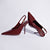 Larroudé x Altuzarra Pump In Burgundy Patent Leather