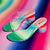 Larroudé x Gabriela Noelle: Dew Drop Mule In Rainbow Patent Leather