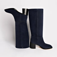 Ricky Boot In Dress Blue Suede