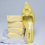 Flora Pump In Lemonade Leather