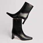 Alexis Bootie In Black Leather