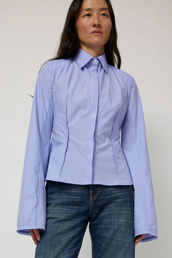 Façon Jacmin Cila Fitted Shirt in Blue