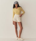 GARANCE CASHMERE SWEATER -- LEMON CHIFFON