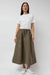 Girls of Dust Meadow Skirt in Dark Olive