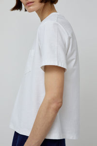 Girls of Dust Pocket Tee in White