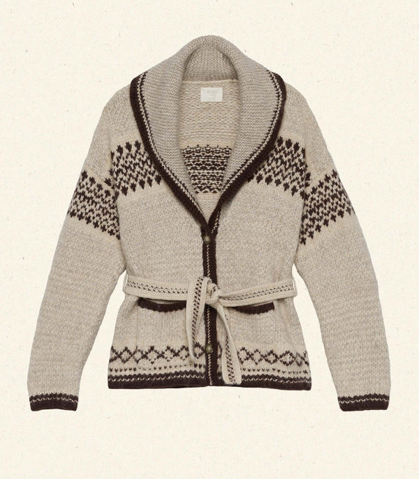 HALE CARDIGAN -- WHIDBEY JACQUARD