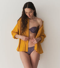 HAVA LINEN TOP -- SUNFLOWER