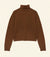 HAYWORTH CASHMERE TURTLENECK -- CORDOVAN