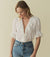 HENRI TOP -- SALT EYELET