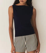 HONORE KNIT TANK -- DEEP NAVY