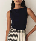 HONORE KNIT TANK -- DEEP NAVY