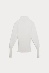 MONROW RIBBED MOCK NECK