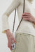 Ina Seifart Handykette Iphone Necklace in Brown with White Thread