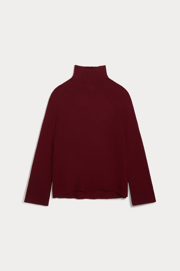 KORA CASHMERE MOCK NECK SWEATER