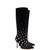 Kate Studs Boot In Black Suede