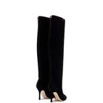 Kate Slouch Boot In Black Suede