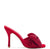 Elle Mule Crystal In Scarlet Suede