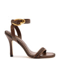 Verona Sandal In Burnt Umber Leather