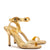 Verona Sandal In Gold Metallic Leather