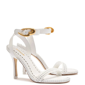 Verona Sandal In White Leather