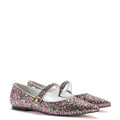 Caroline Flat In Multimetallic Glitter