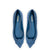 Flora Ballet Flat In Blue Denim