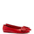 Lee Amore Flat In Scarlet Leather