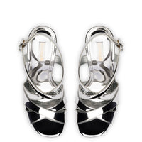 Bee Sandal In Silver Specchio