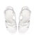 Bee Sandal In White Patent Leather